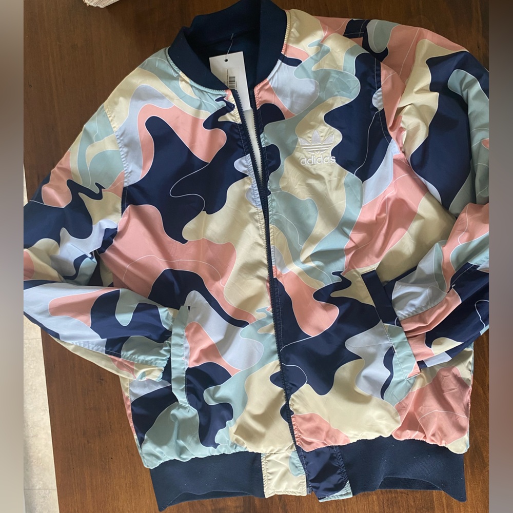 Adidas Original Reversible Bomber Jacket - Picture 3 of 7